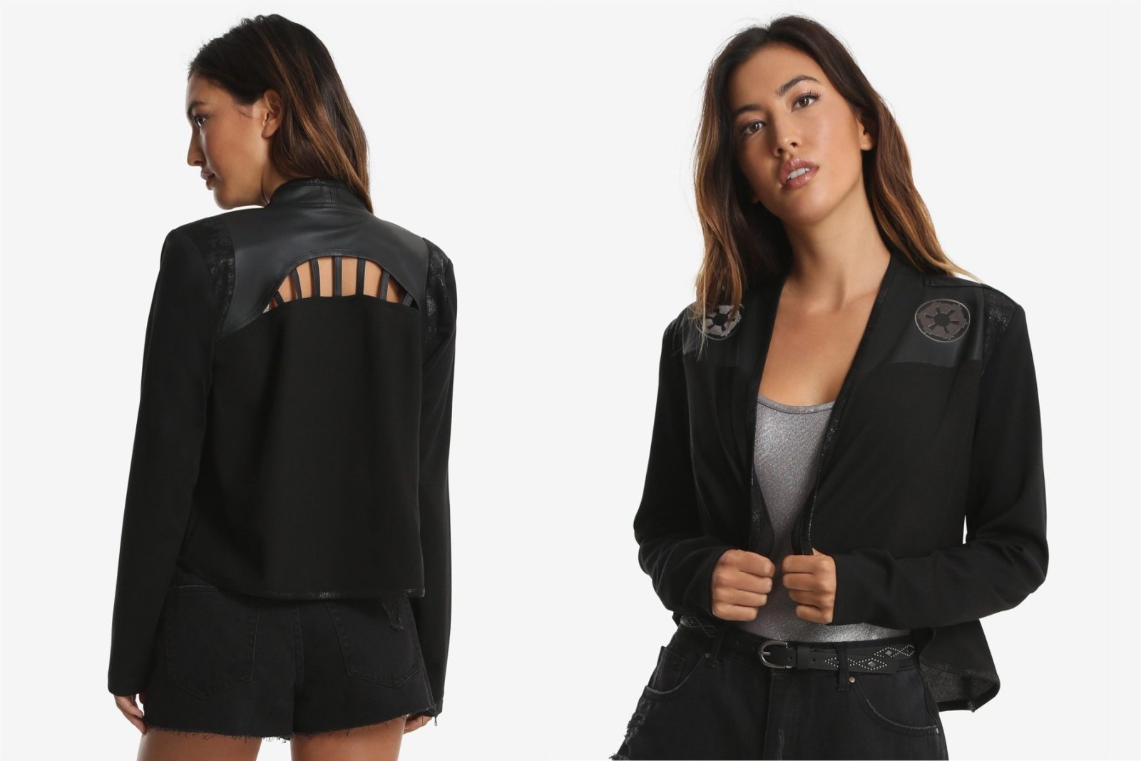 Women's Her Universe x Star Wars Imperial open jacket at Box Lunch
