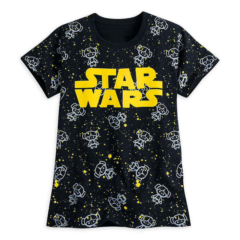 Women's Star Wars Princess Leia Cuties t-shirt at Disney Store