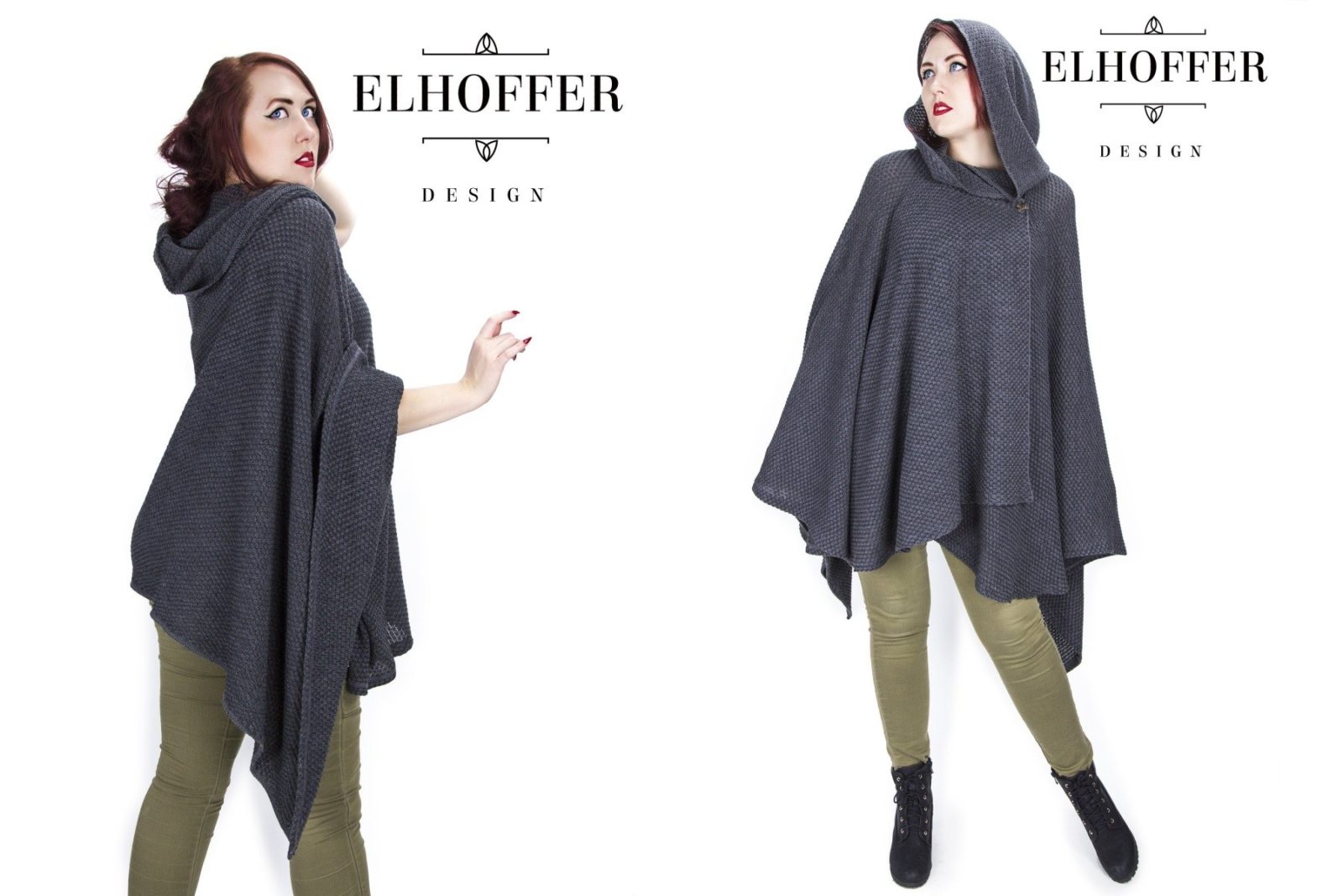 Elhoffer Design - Star Wars The Last Jedi Rey inspired Galactic Scavenger hooded cape everyday cosplay style