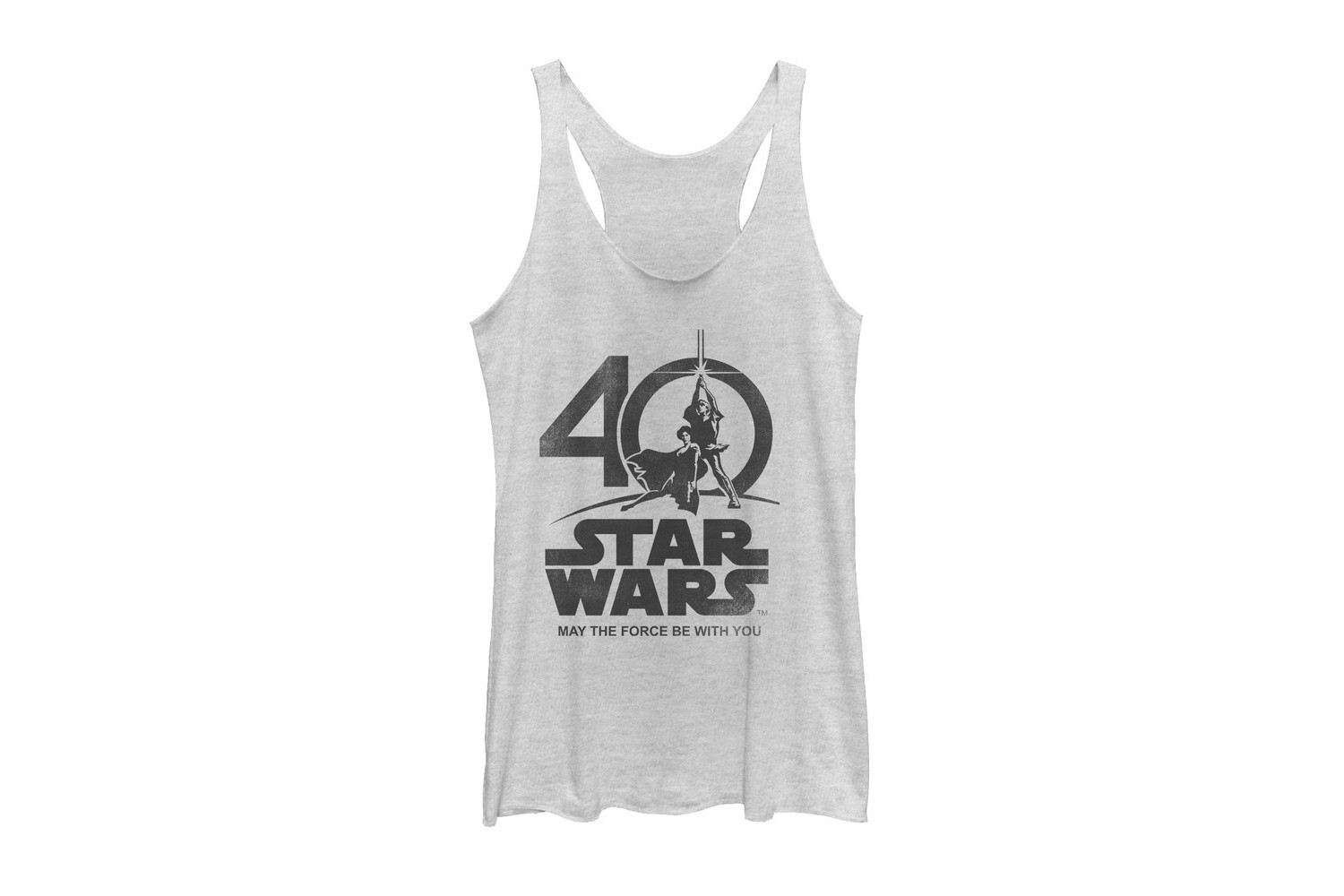 Women's Star Wars 40th Anniversary racerback tank top by Fifth Sun