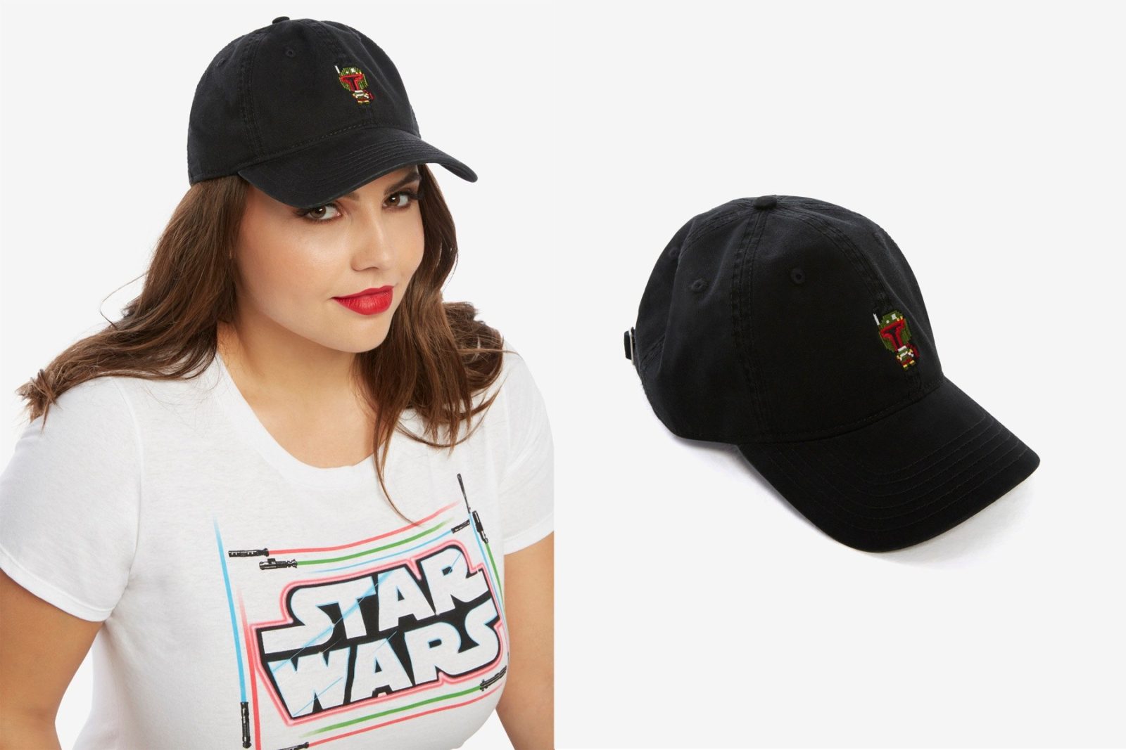 Star Wars Chibi Boba Fett embroidred baseball cap at Her Universe