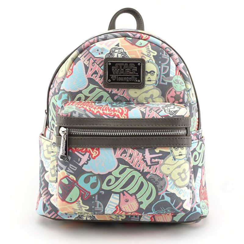 Loungefly x Star Wars Pastel Sticker Mini Faux Leather Backpack