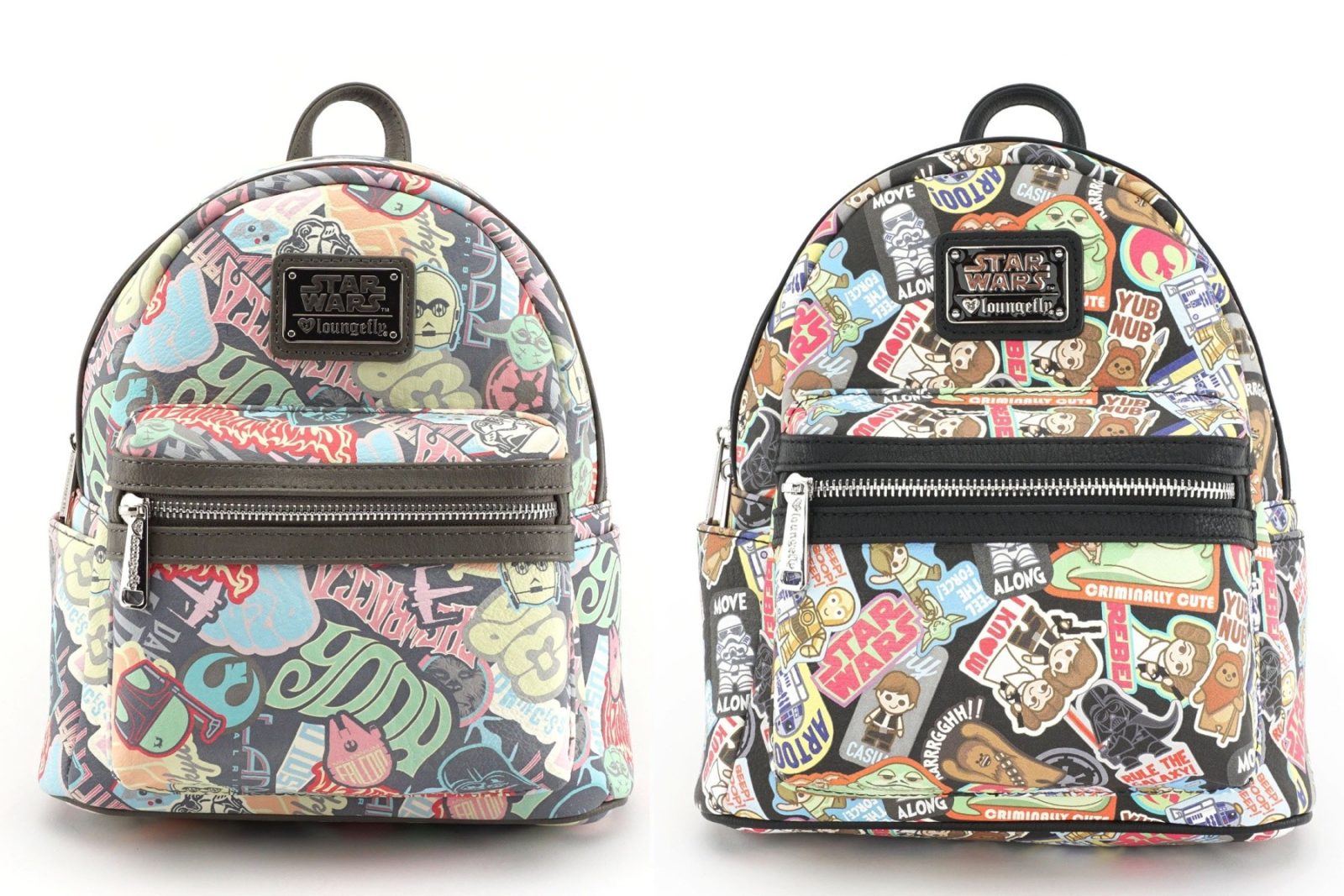 Loungefly x Star Wars Sticker Mini Faux Leather Backpacks