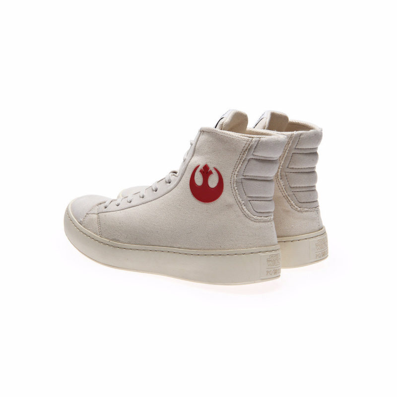 Po-Zu x Star Wars women's The Force Awakens Resistance sneakers (off white version)
