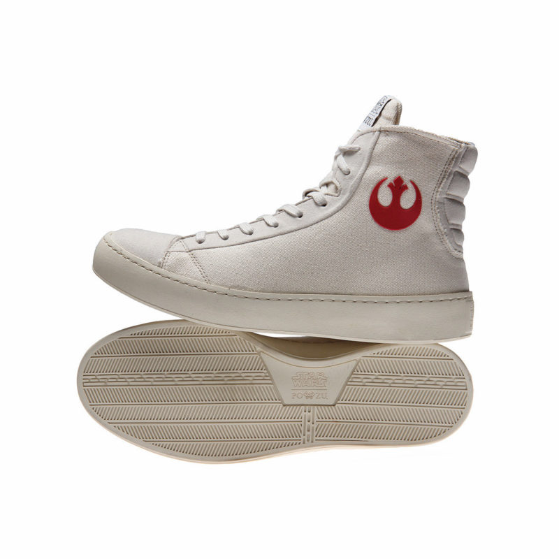 Po-Zu x Star Wars women's The Force Awakens Resistance sneakers (off white version)