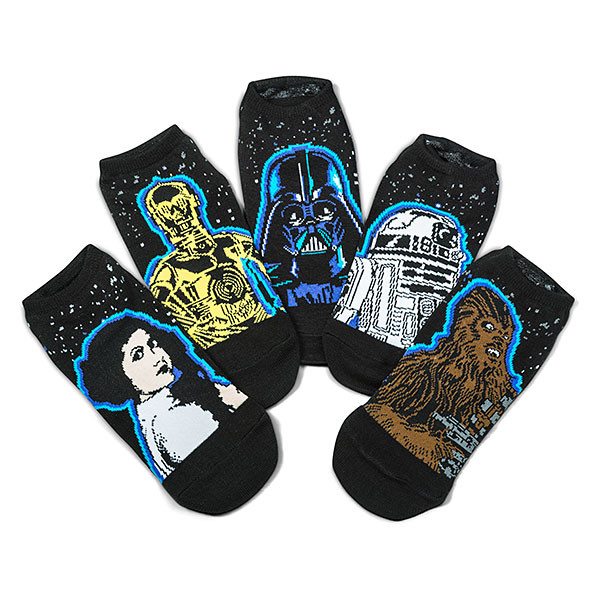 Women's Star Wars 40th Anniversary limited edition ankle sock 5-pack at ThinkGeek