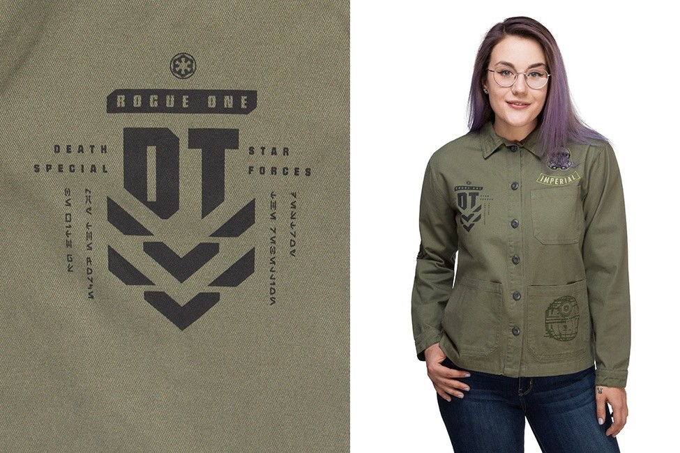 Women's Star Wars Rogue One twill jacket at ThinkGeek