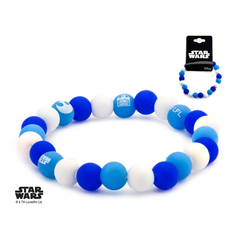 Body Vibe x Star Wars R2-D2 droid silicone bead bracelets