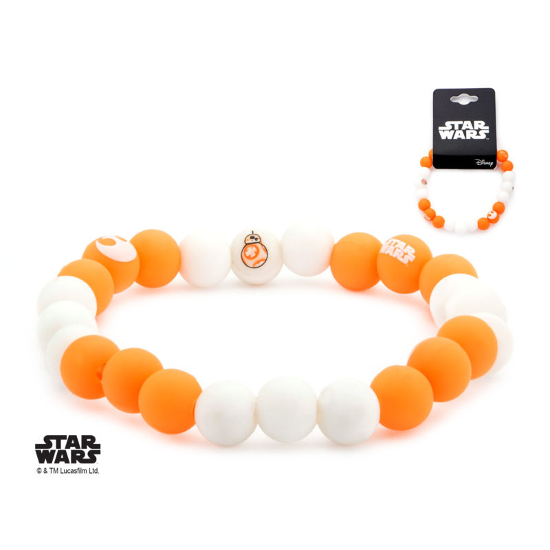 Body Vibe x Star Wars BB-8 droid silicone bead bracelets