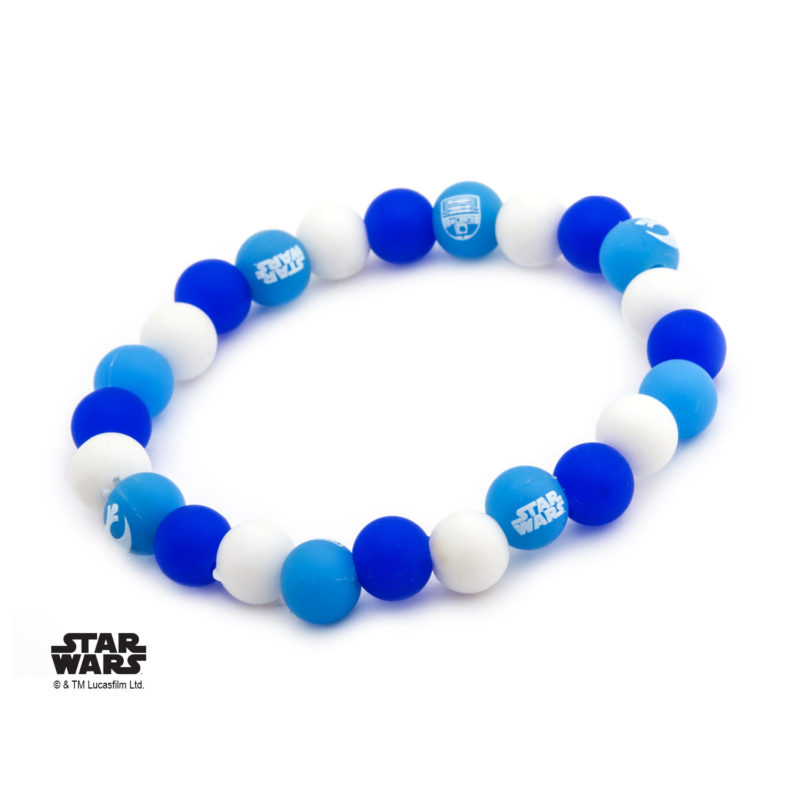 Body Vibe x Star Wars R2-D2 droid silicone bead bracelets