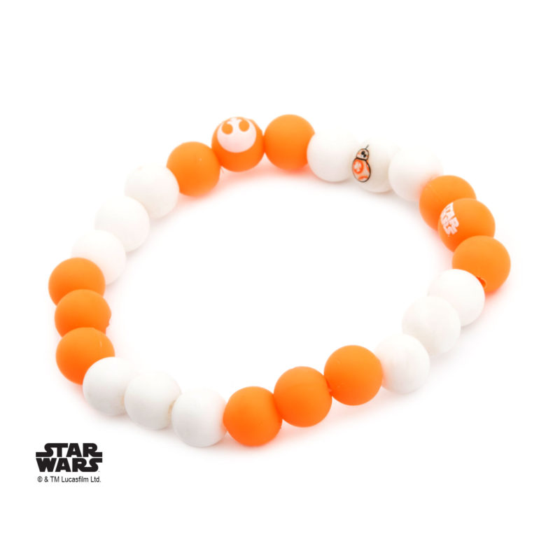 Body Vibe x Star Wars BB-8 droid silicone bead bracelets