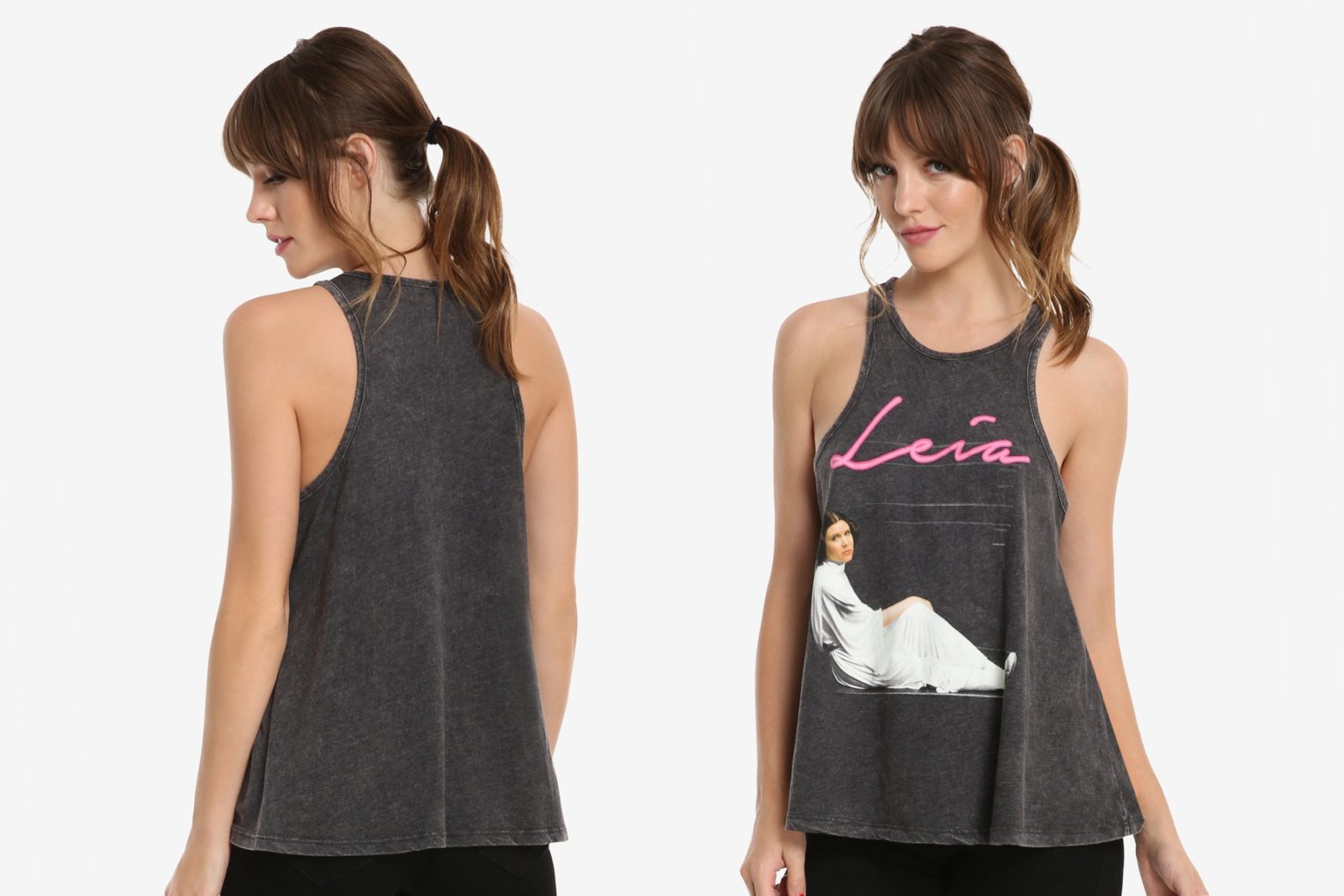 Women's Star Wars vintage style Princess Leia tank top at Box Lunch