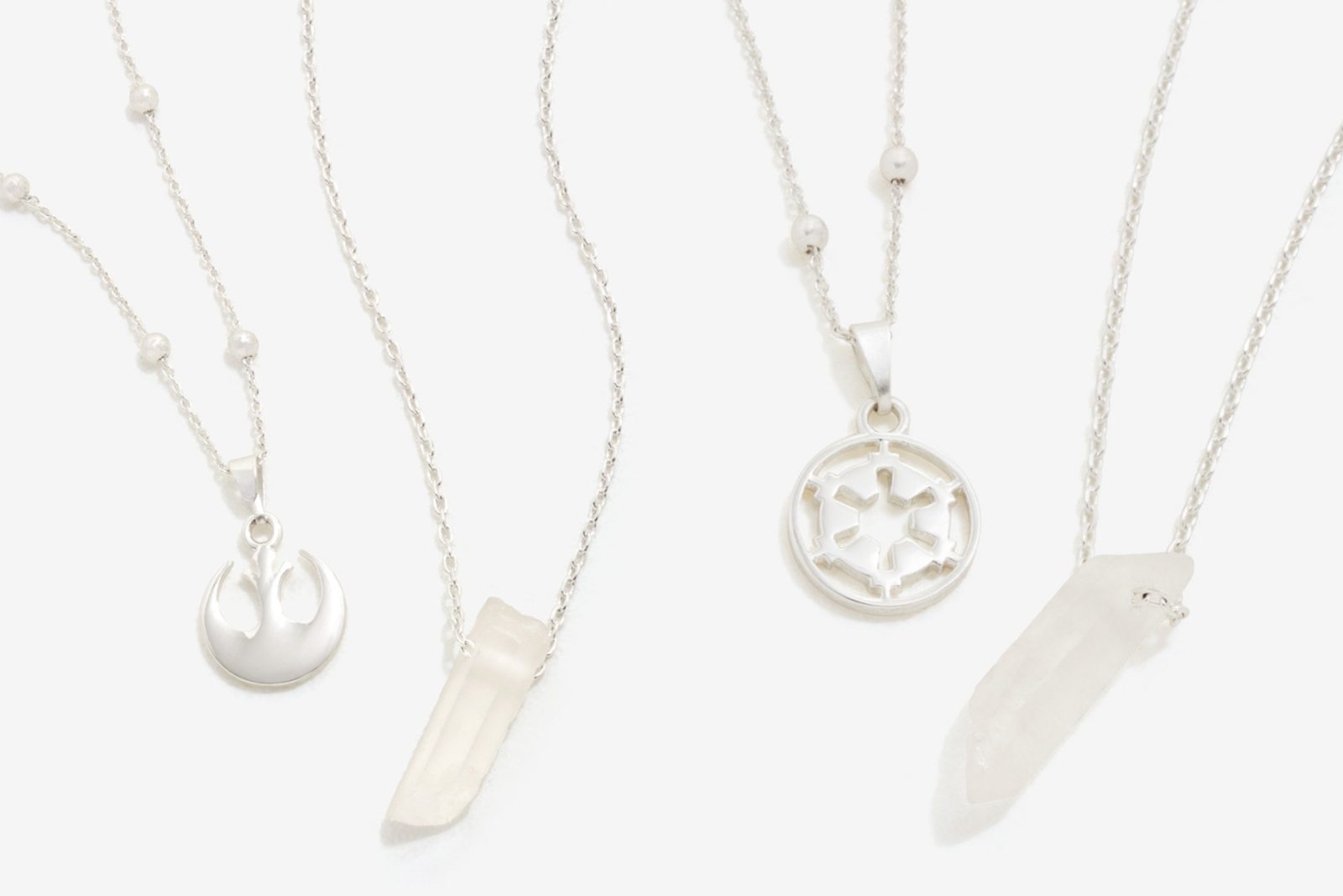 Star Wars Quartz Crystal Necklace Sets