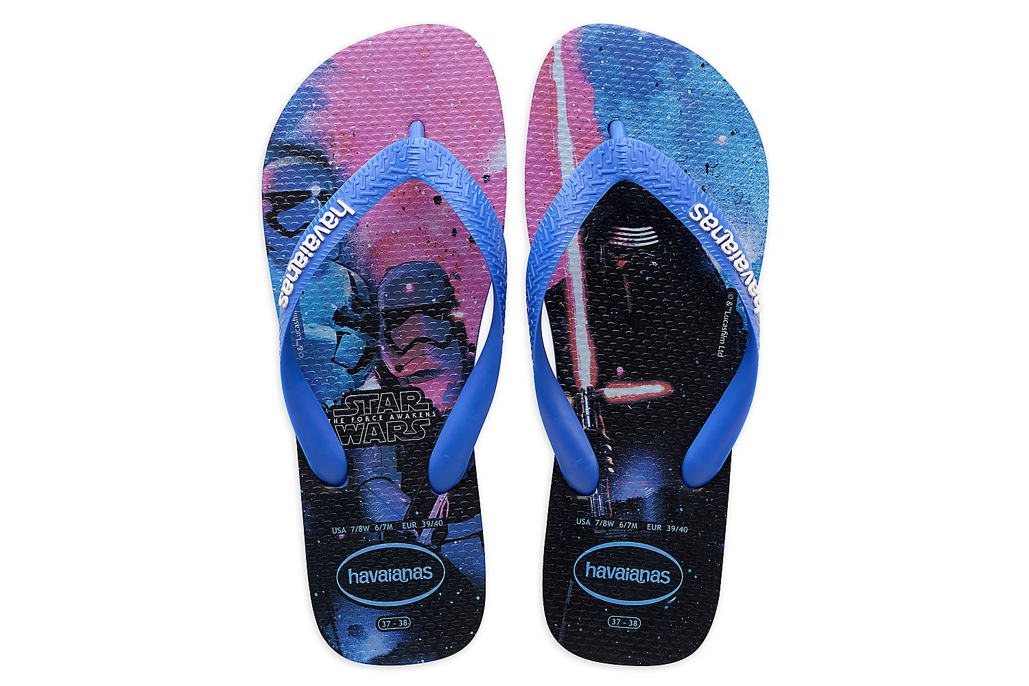 Women's Havaianas x Star Wars flip flops at the Disney Store