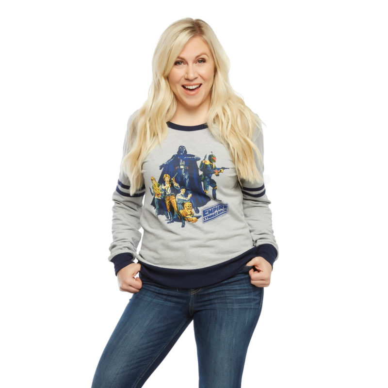Women's Her Universe x Star Wars classic athletic pullover at San Diego Comic Con 2017