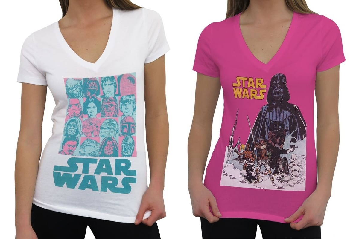 New Women’s Star Wars V-Neck T-Shirts