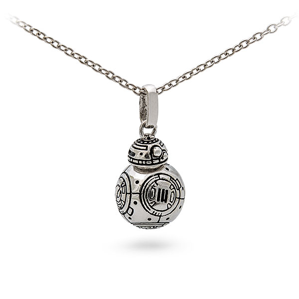 Star Wars Sterling Silver BB-8 necklace at ThinkGeek