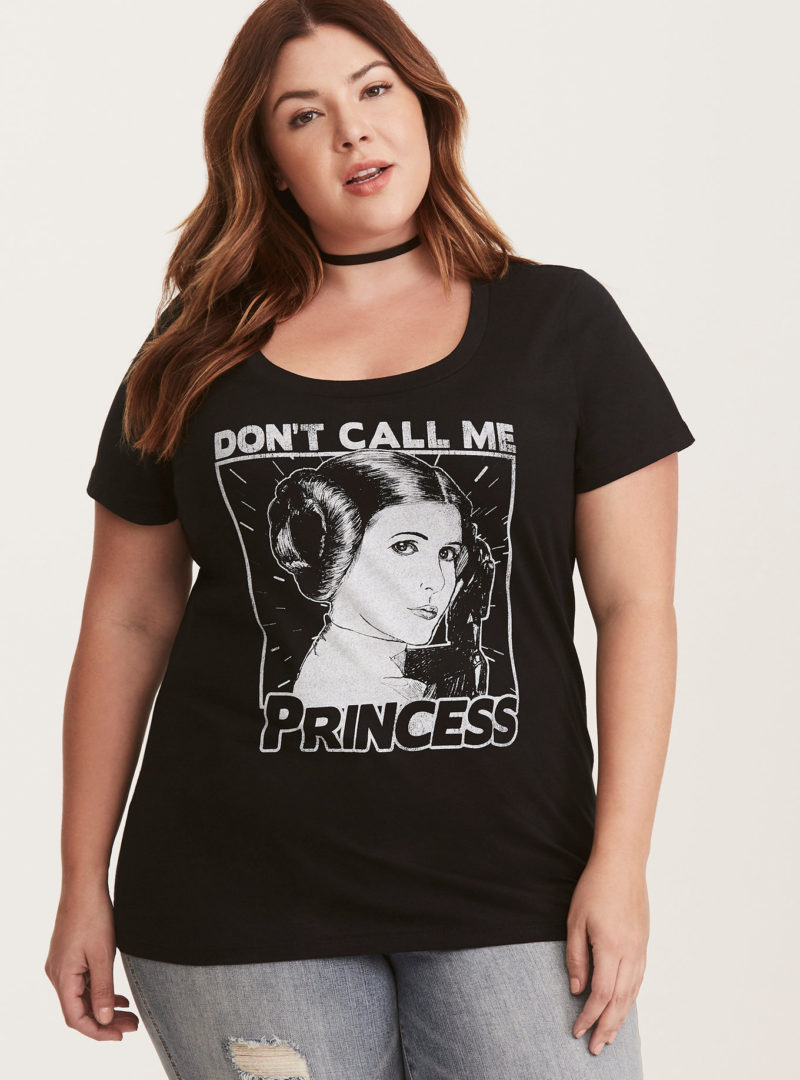 Women's Star Wars Princess Leia Don't Call Me Princess plus size t-shirt at Torrid