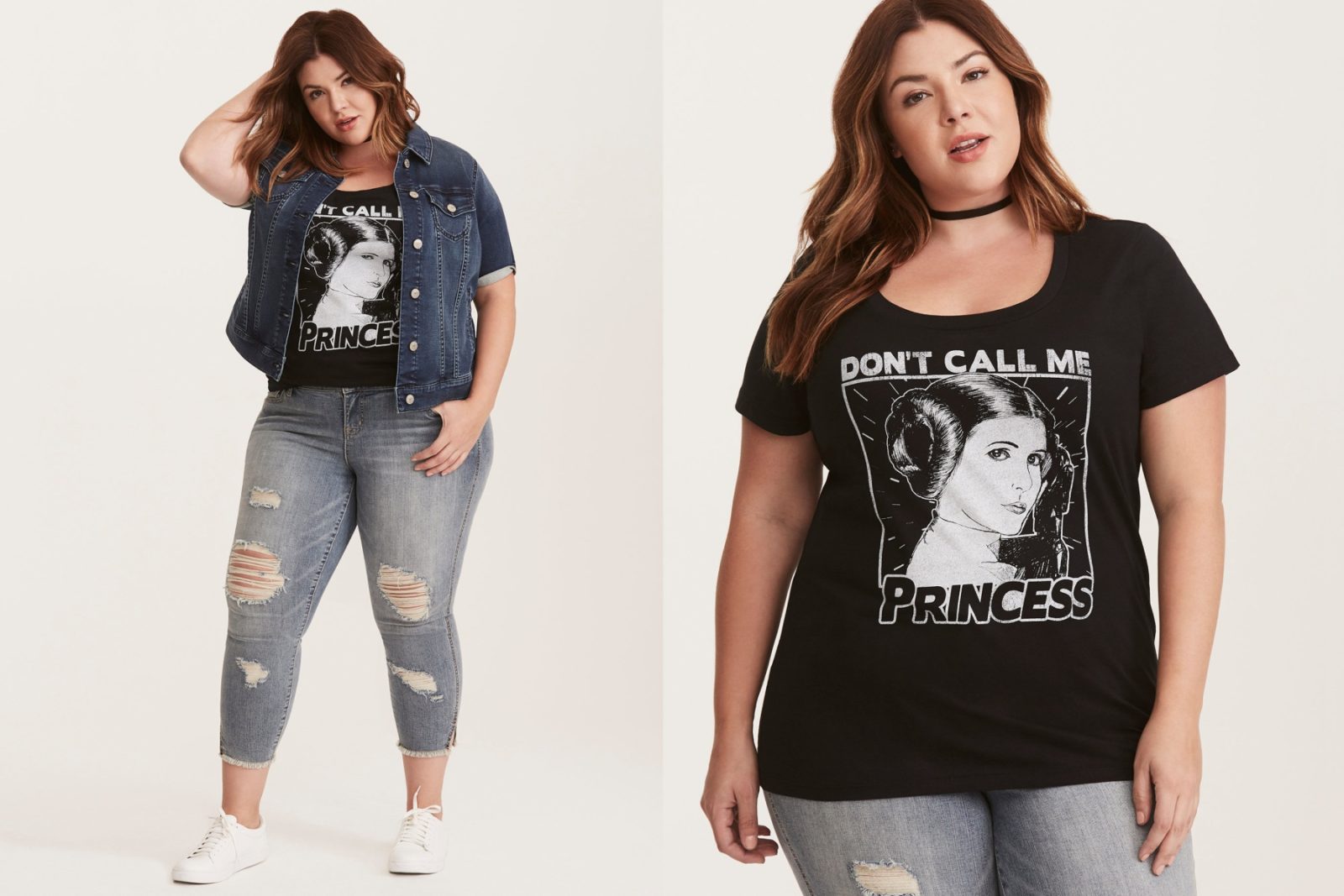 Women's Star Wars Princess Leia Don't Call Me Princess plus size t-shirt at Torrid