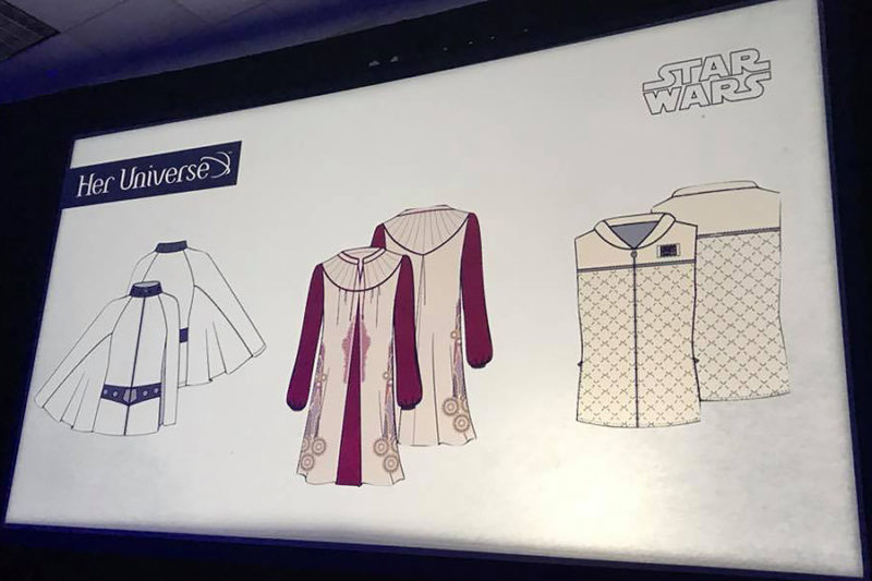 New women's Her Universe x Star Wars Princess Leia inspired fashion for Disney Store