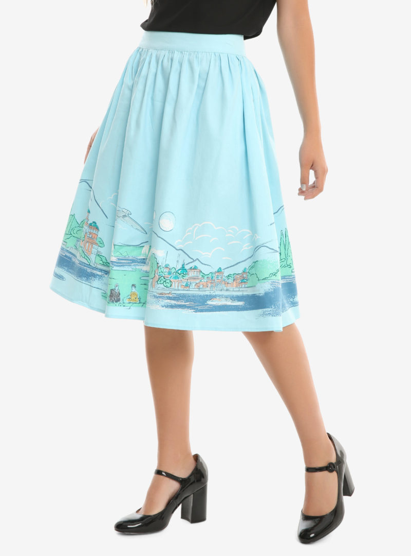 Star Wars Naboo landscape woven circle skirt at Her Universe