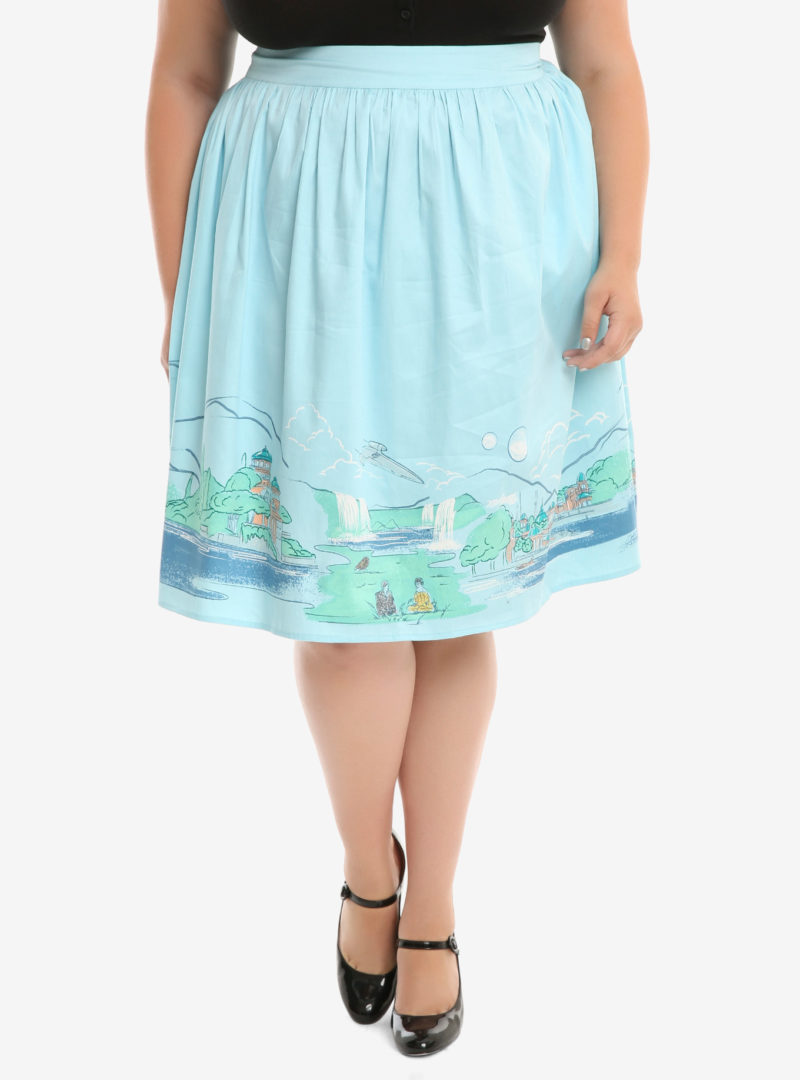 Star Wars Naboo landscape woven circle skirt at Her Universe