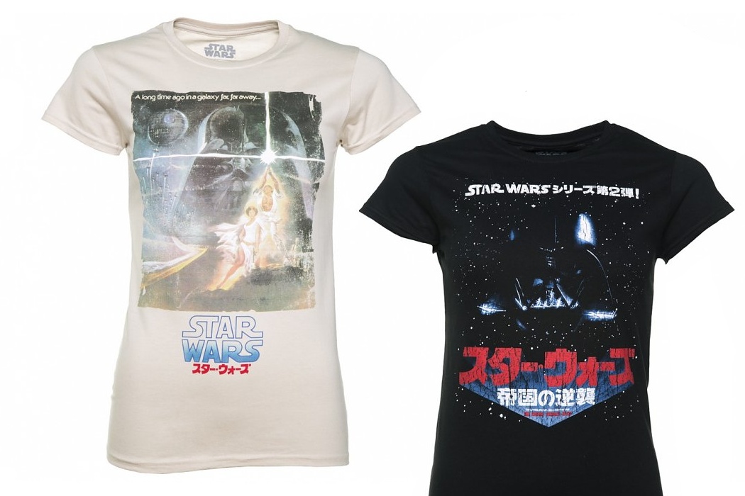 Women's Star Wars Japanese Poster Artwork T-shirts at TruffleShuffle