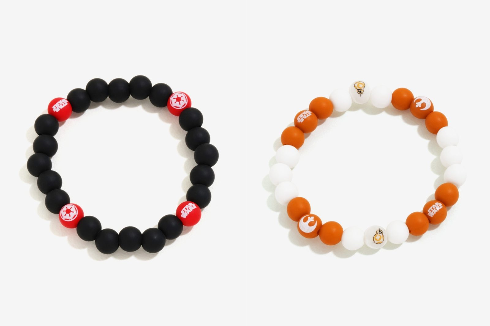 Body Vibe x Star Wars BB-8 silicone bead bracelet at Box Lunch