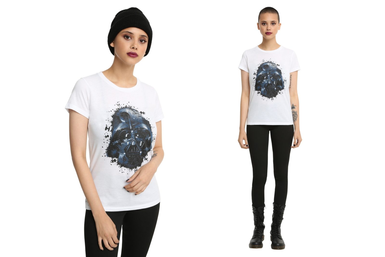 Women's Star Wars Darth Vader splatter t-shirt at Hot Topic