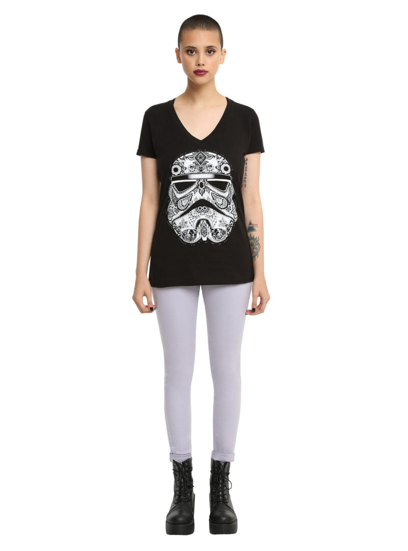 Women's Star Wars Paisley Stormtrooper t-shirt at Hot Topic