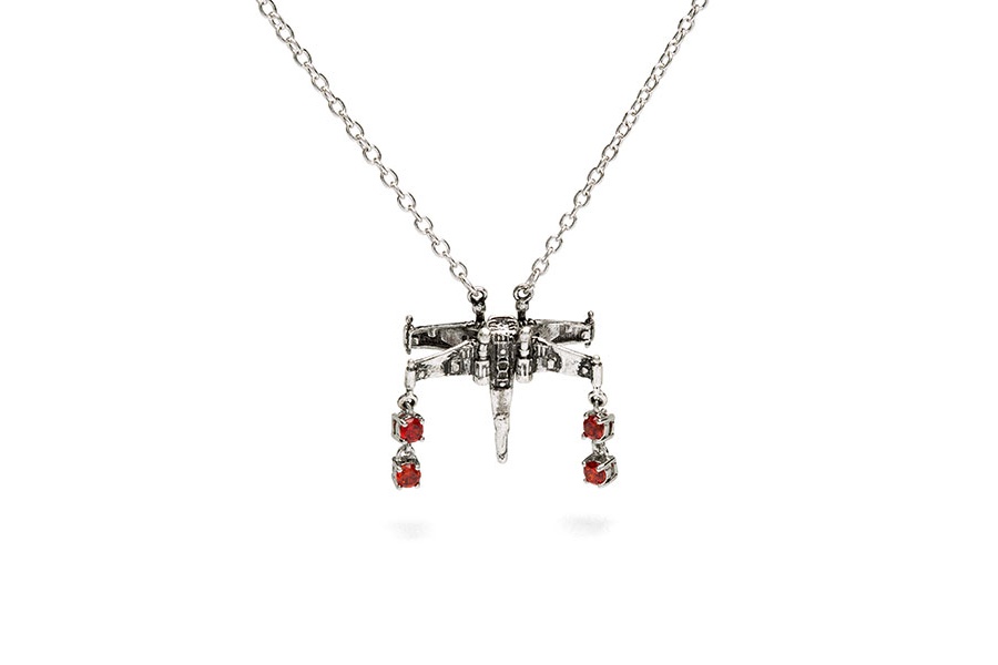 Star Wars X-Wing Crystal Pendant Necklace