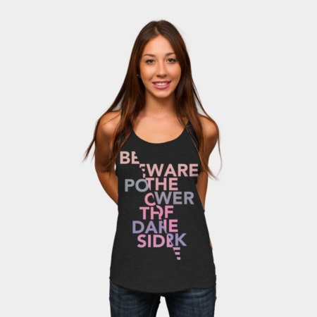 Women's Star Wars The Last Jedi Beware The Power Of The Dark Side tank top at Design By Humans