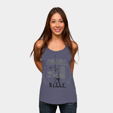Women's Star Wars The Last Jedi Rey Member Of The Resistance tank top at Design By Humans