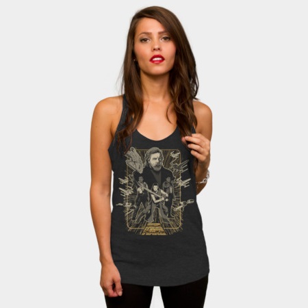 Women's Star Wars The Last Jedi Rebels In Gold tank top at Design By Humans