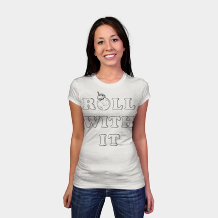 Women's Star Wars The Last Jedi BB-8 Roll With It t-shirt at Design By Humans