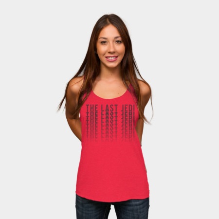 Women's Star Wars The Last Jedi fade tank top at Design By Humans