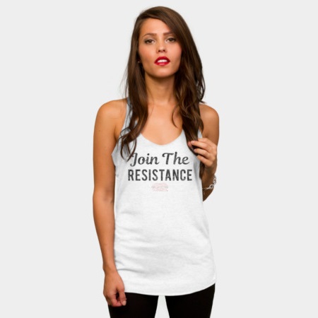 Women's Star Wars The Last Jedi Join The Resistance tank top at Design By Humans