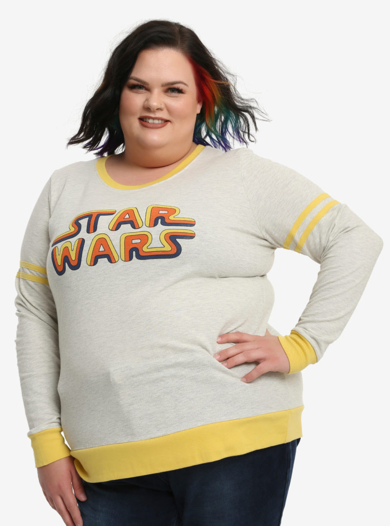 Women's Her Universe x Star Wars classic logo athletic plus size pullover