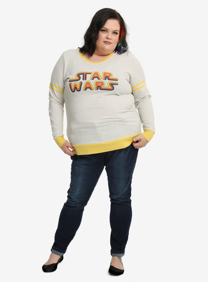 Women's Her Universe x Star Wars classic logo athletic plus size pullover