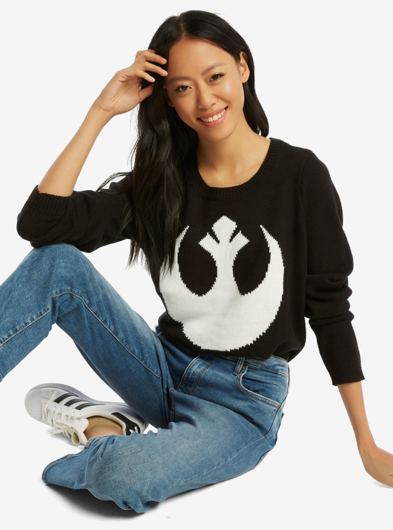Women's Her Universe x Star Wars Rebel Intarsia sweater
