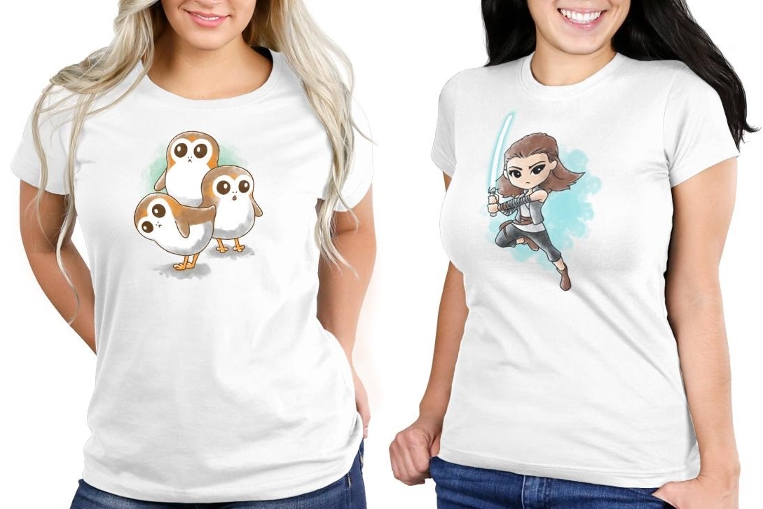 Women's Star Wars The Last Jedi t-shirts at TeeTurtle