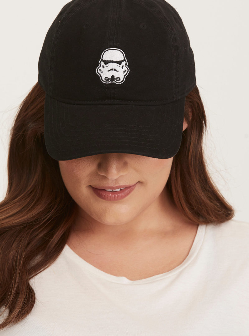 Women's Star Wars Stormtrooper baseball cap at Torrid