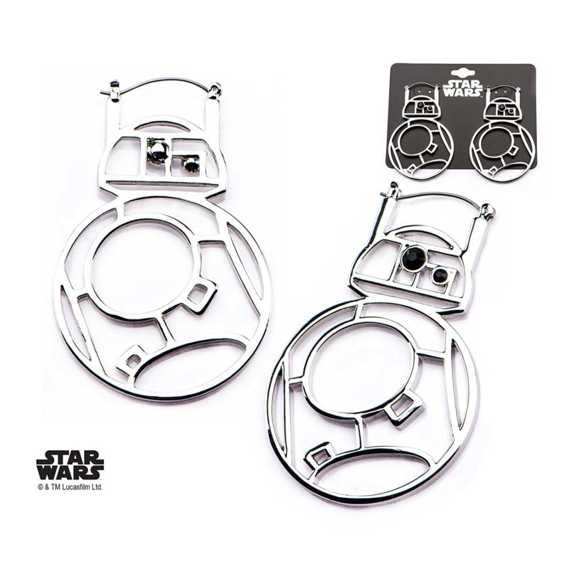 Body Vibe x Star Wars BB-8 hoop earrings on Amazon