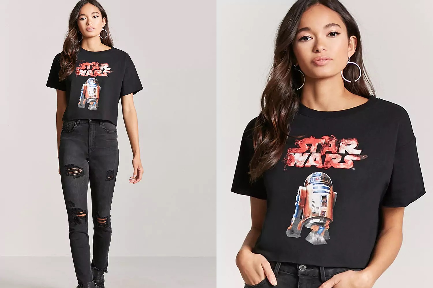 Women’s R2-D2 Crop Top at Forever 21