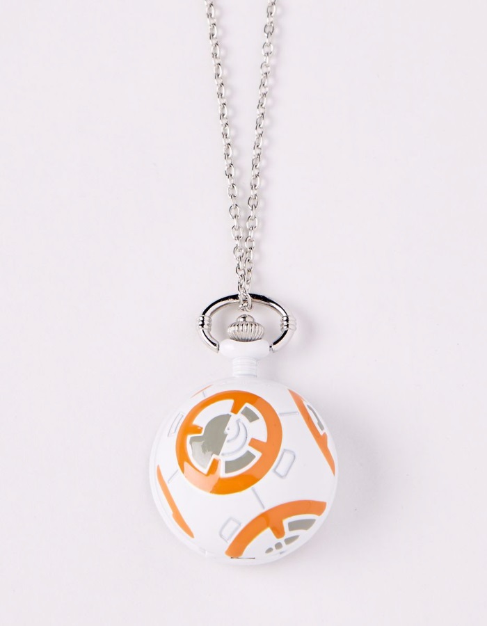 Star Wars BB-8 dome pocket watch necklace at Spencers