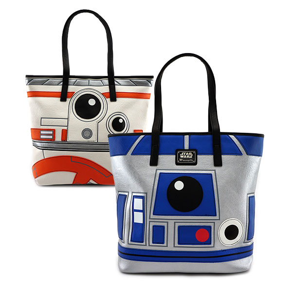 Loungefly x Star Wars R2-D2 & BB-8 two-sided tote bag at ThinkGeek