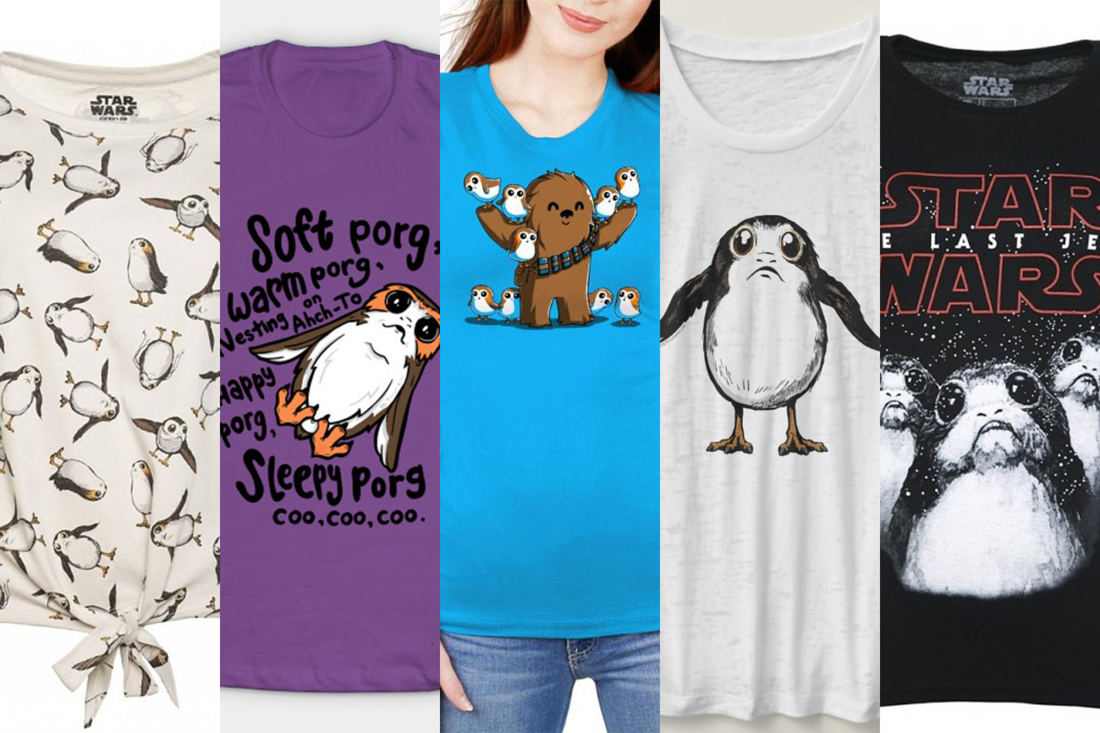 Leia’s List – Women’s Porg T-Shirts
