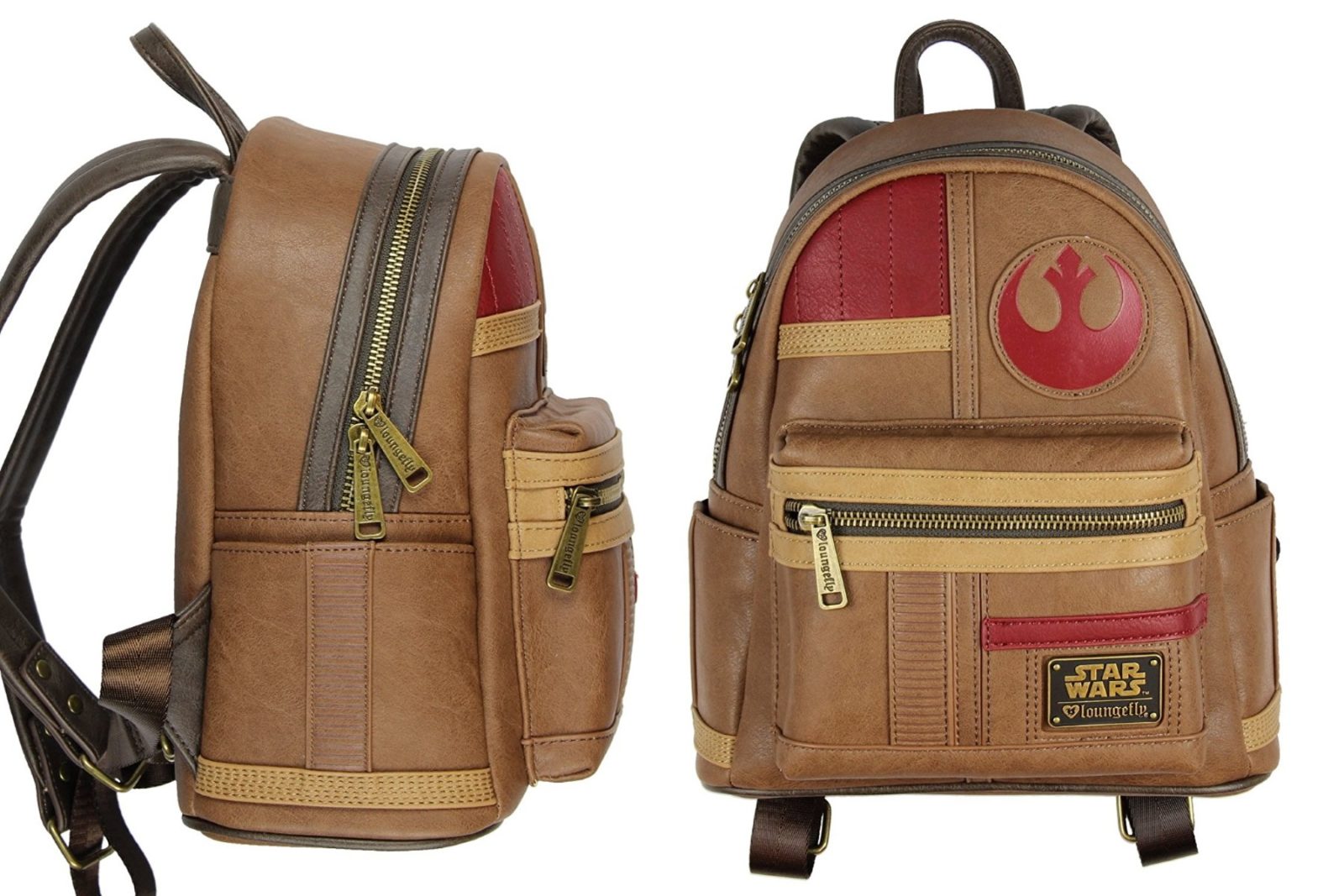 Loungefly x Star Wars The Last Jedi Finn cosplay style mini backpack at Amazon