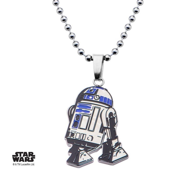 Star Wars R2-D2 enamel necklace at Amazon