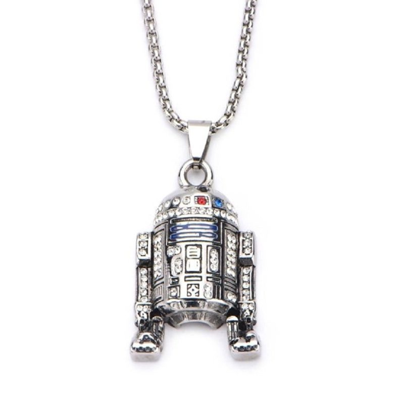 Star Wars R2-D2 rhinestone necklace at Amazon